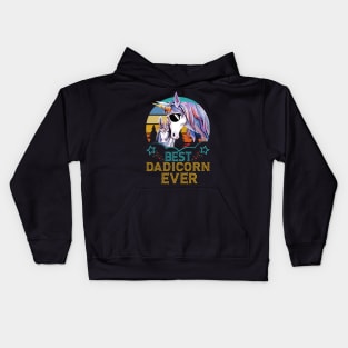 Father's day Best DadiCorn Ever Kids Hoodie